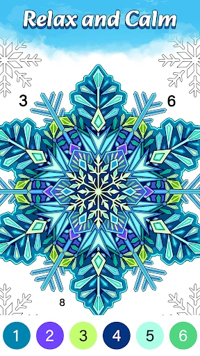 Gameplay screenshot 2 from Color Oasis - Color by Number - Board game